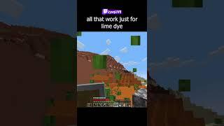 why did mojang make it so hard to get lime dye?