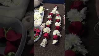 Fresh Flower Garlands, Bridal Jewelry, how to make yourself!