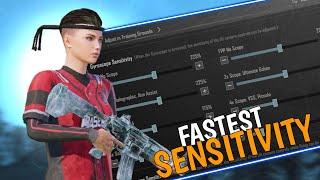 New Best Fastest sensitivity + Control Code For PUBG Mobile 2024| New 3.5 update 