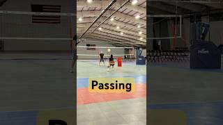 6th Grade Volleyball   Libero training at Capital sports Center in Sacramento