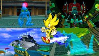 Sonic Adventure DX (GCN) | All Bosses Gameplay