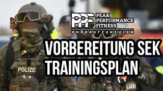 Trainingsplan SEK Vorbereitung - Analyse von PPF Germany