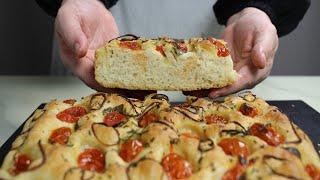 FAMOUS ITALIAN FOCACCIA BREAD ️Hearty, tasty and aromatic Bread (English subtitles