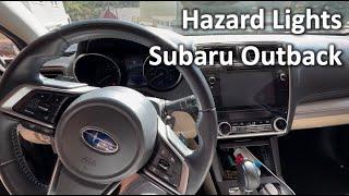 How To Use Hazard Lights on 2019 Subaru Outback | The DIY Guide | Ep 320