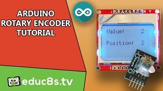 Arduino Tutorial: Rotary Encoder Tutorial on Arduino Mega with Nokia 5110 display