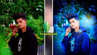 snapspeed blue HDR photo editing ll Background colour change in snapspeed #rakeshmulia #photoeditor