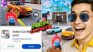 Lamborghini Urus & Secret Military Base In Indian Car Bike Drive GTIV New Update