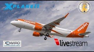 X-Plane 11 | JAR A320 | VATSIM | LOWI-LFMN-LXGB-LPMA-LXGB | EURO LUVI'N