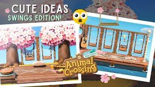 Cute Ideas  SWINGS EDITION! NEW CODE | ACNH Speed Build | Animal Crossing New Horizons