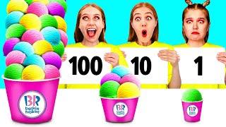 100 Слоев Еды Челлендж | Смешные Ситуации с Едой от 4Teen Challenge