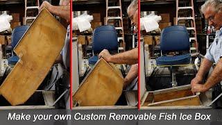 Build Removable Fish Ice Box for 14 ft Aluminum Boat by Val Mijailovic