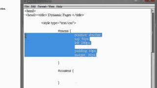 Dynamic Page Creation: PHP