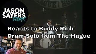 Drummer reacts to - Buddy Rich Solo From The Hague