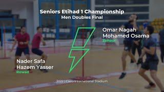Speedball | Nader & Hazem vs Omar & Mohamed | Full Match | 2022 Etihad 1 Seniors Final