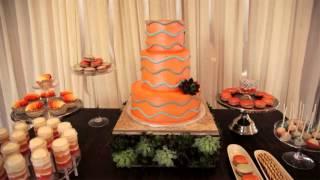 Orange and Blue Wedding Inspiration from Erica Weddings