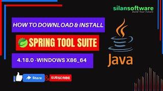 How to download & install STS 4.18.0 on Windows (64-bit) || Silan Software || Pythontpoint.org