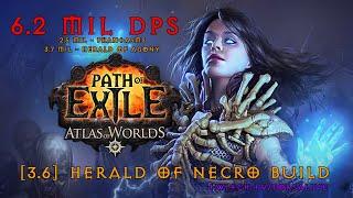 3.13 (3.6) Herald of Necro Build - Necromancer Witch - Path of Exile War For The Atlas - Synthesis
