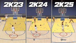 NBA 2K25 VS NBA 2K24 VS NBA 2K23 Comparison (Graphics, Gameplay and more) The Rise of Next GEN!