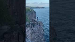 Woman Angry To Get Proposed To In Sweat Pants On Cliff