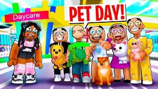 DAYCARE PET DAY! | Roblox | Brookhaven RP