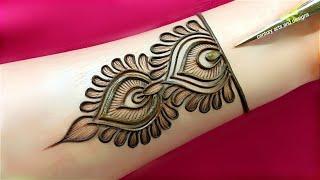 Very beautiful stylish mehndi design | Simple front hand mehndi | mehndi design | mehandi | mehndi