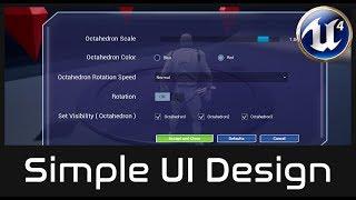 UI Design Widget (UMG) _ UE4 (Asset Preview)