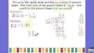 SLT 3 - Dividing Decimals Using Estimation Video