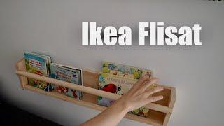 Ikea Flisat wooden wall storage