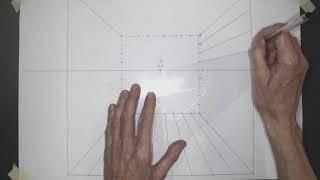 Make a ONE POINT PERSPECTIVE GRID