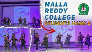 MALLA REDDY COLLEGE STUDENTS HAWA(MREC) || #dance #kurchimadathapetti #hoynahoyna #cheleya #dj