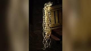 Cascata luminosa 540 led bianco caldo interno esterno