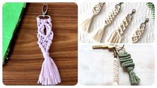 Makrome Anahtarlık Yapımı - 8  | Macrame Keychain Tutorial diy Kendin Yap