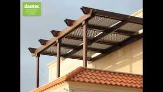 DAWTEC Corporate Video Solar Pergola System