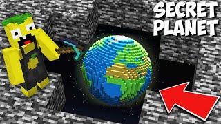 All this time UNDER THE BEDROCK THERE WAS A SECRET PLANET in Minecraft ! NEW PLANET !