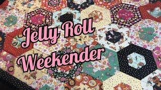 JELLY ROLL WEEKENDER: Hexi-Cookies - A delicious quilt! With the Double Triangle Ruler by LORI HOLT!