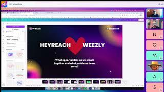 Weezly & Heyreach Webinar - Announcing our collaboration