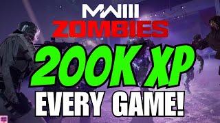 MWZ - Get 200K XP EVERY GAME using MASSIVE EXPLOIT in MW3 ZOMBIES!