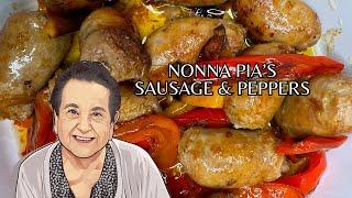 Nonna Pia’s Italian Sausage and Peppers!