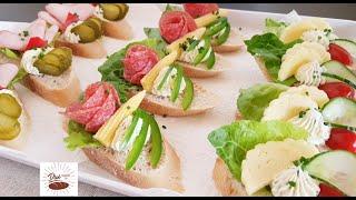 Partybrötchen/ Brötchen belegen/ Canape´s / Fingerfood