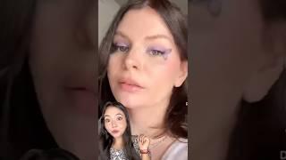 Turn a simple butterfly sticker into stunning face art! MakeupHack #ButterflyMakeup #FaceArt #fyp