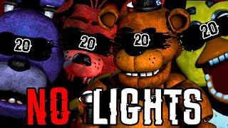 Is it POSSIBLE to beat Five Night's At Freddy's 20/20/20/20 Mode With NO LIGHTS?