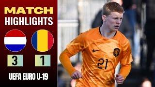 Netherlands u19 vs Romania u19 (3-1) Highlights | Kees Smit Goal | Euro 2025 U-19