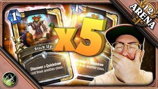 The CraziestRogue I drafted all meta! - Hearthstone Arena