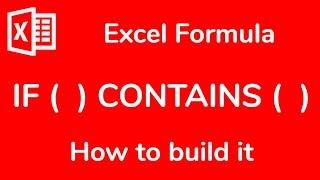 Excel formula: Check IF text CONTAINS value - Doctor Excel #035