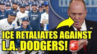 Trump’s ICE Just FIRED BACK At The Los Angeles DODGERS