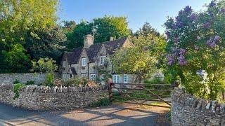 Breathtaking SPRING WALK in the English Countryside | COTSWOLDS Village Hatherop