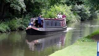 Alex Lester of BBC Radio WM sails back to Fazeley Mill Marina