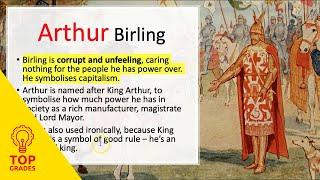 Top Grade Analysis of Arthur Birling in An Inspector Calls Mr Salles