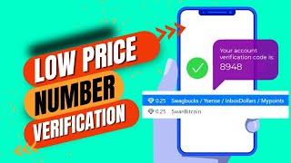 New Cheapest Number Site || Swagbucks,Mypoints,Survey Junkie, GV ||