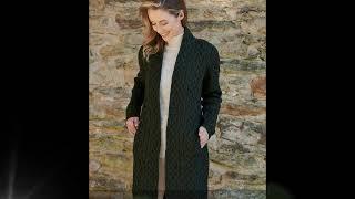 Clare Celtic Braid edge to edge coat